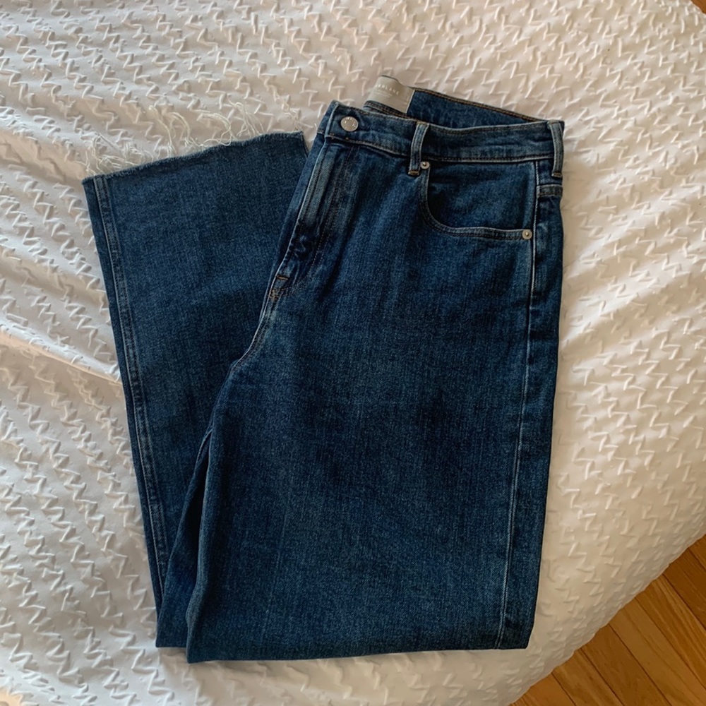 Everlane Way-High Jeans in Vintage Indigo